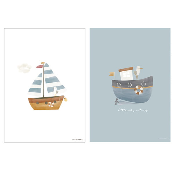 sailboat poster little dutch