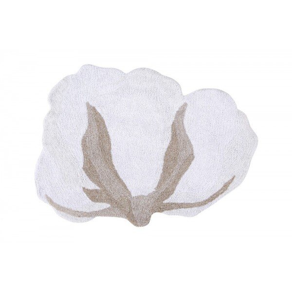dywan w kształcie kwiatu bawełny