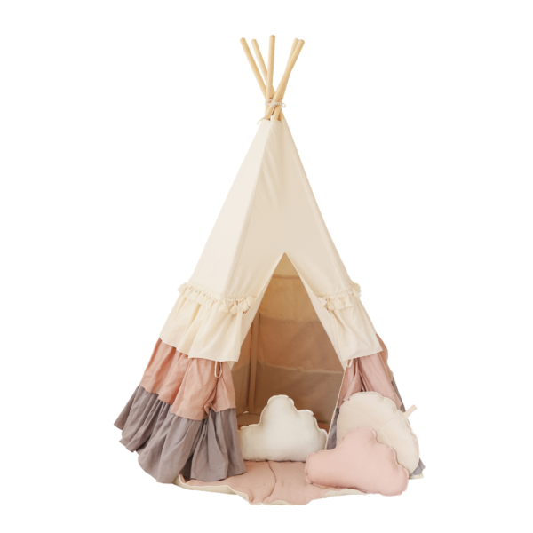 tipi with frills