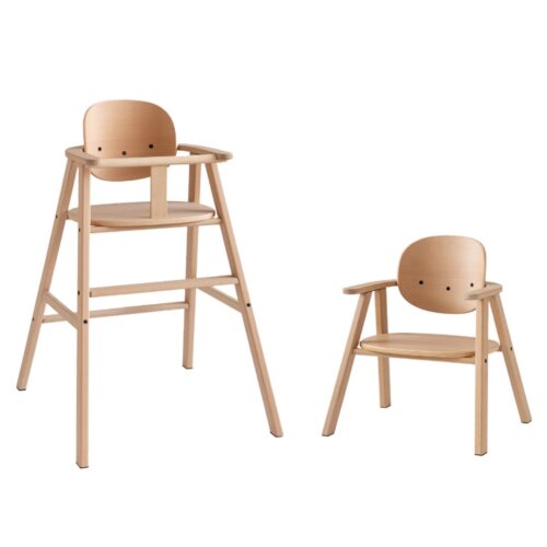 wooden high chair nobodinoz