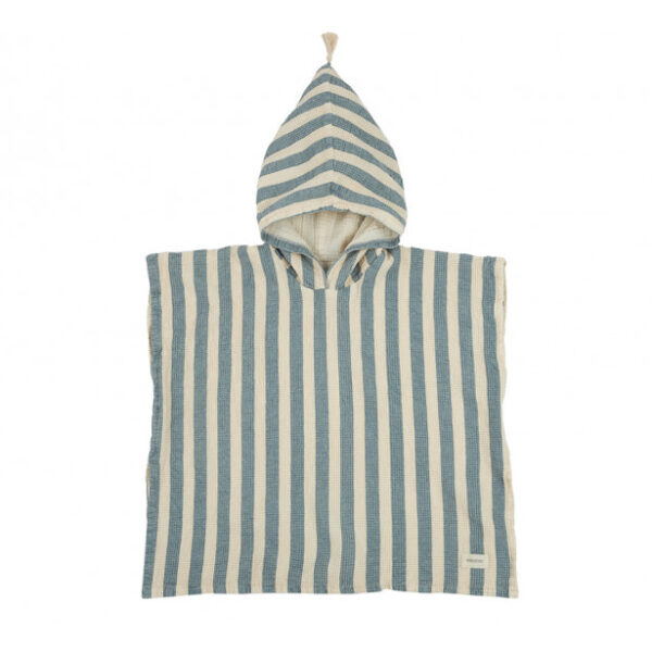 striped beach poncho for children